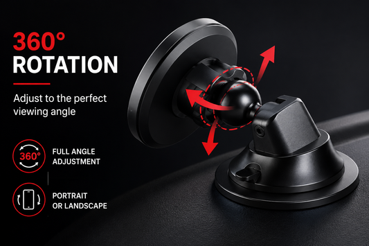 360° Magnetic Car Phone Mount