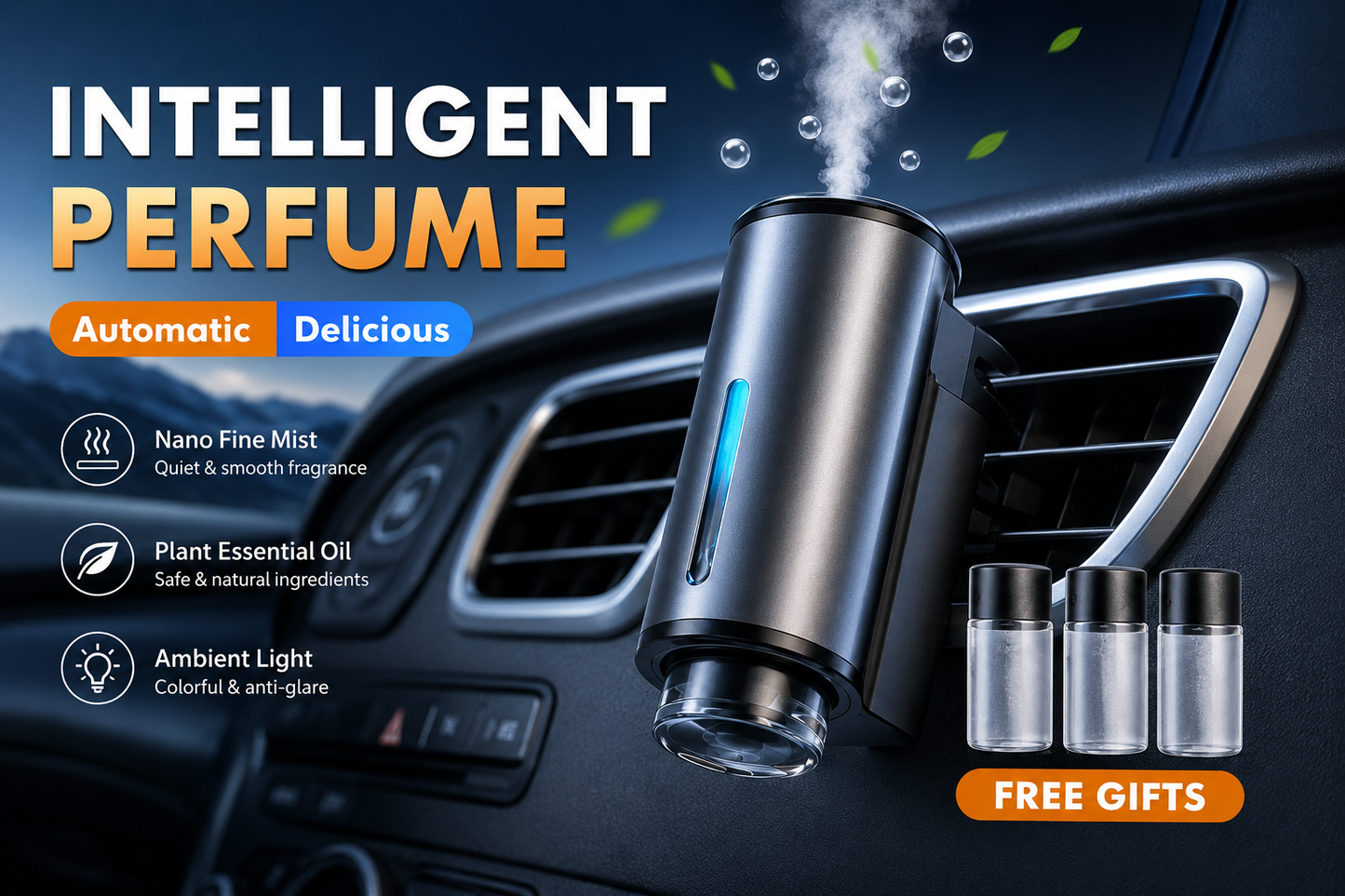 LuxeMist™ Car Aroma Diffuser