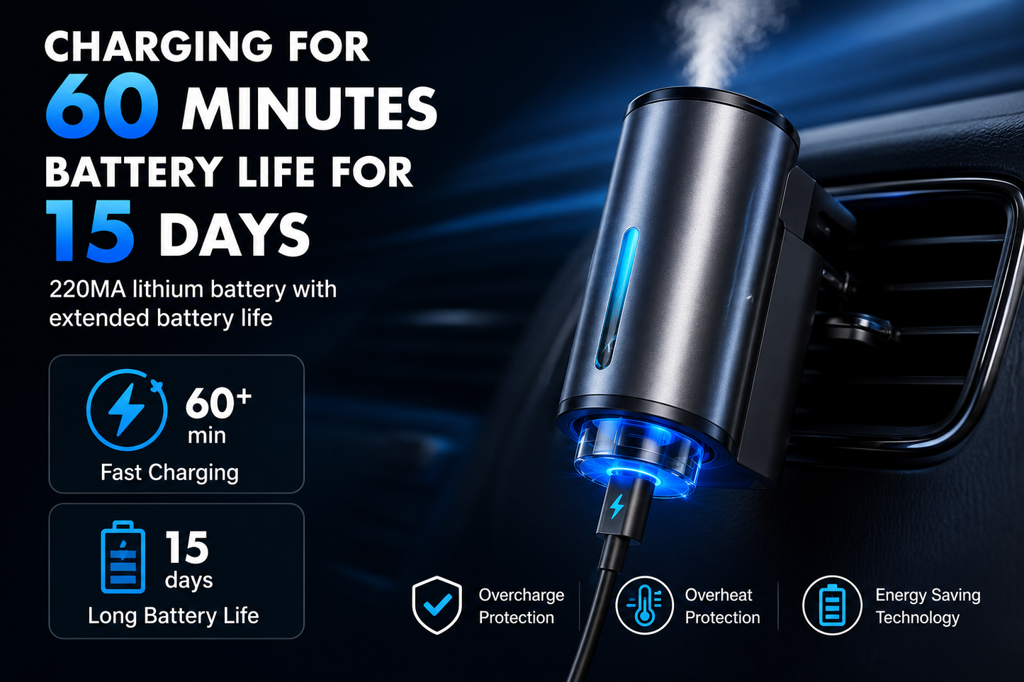 LuxeMist™ Car Aroma Diffuser