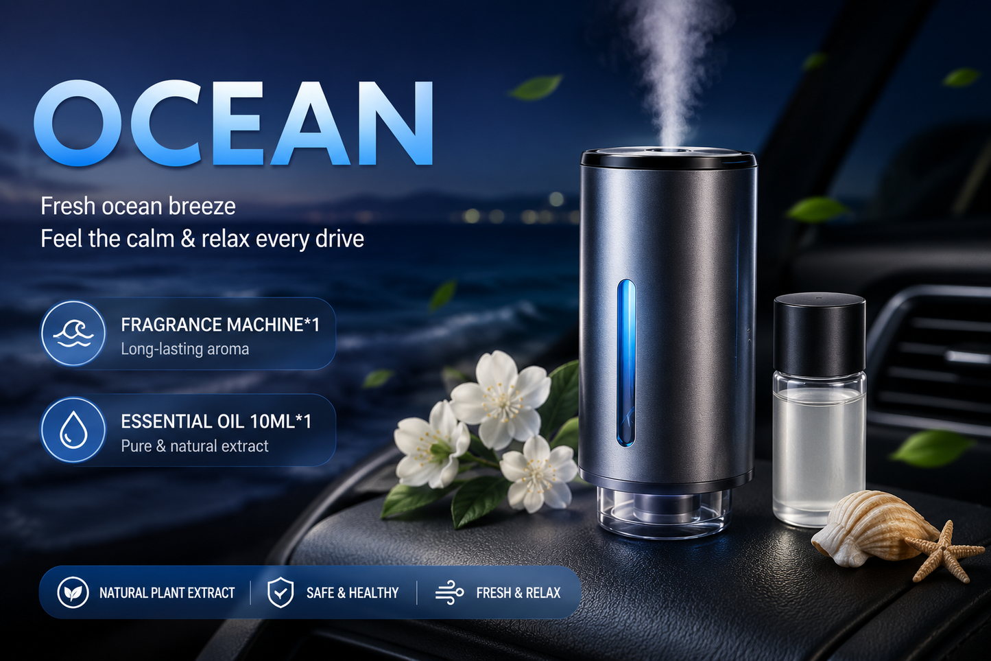 LuxeMist™ Car Aroma Diffuser